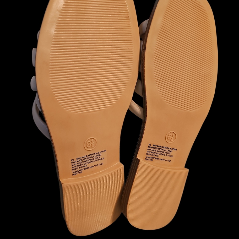 Universal Thread Cream Slide Sandals - Picture 4 of 4